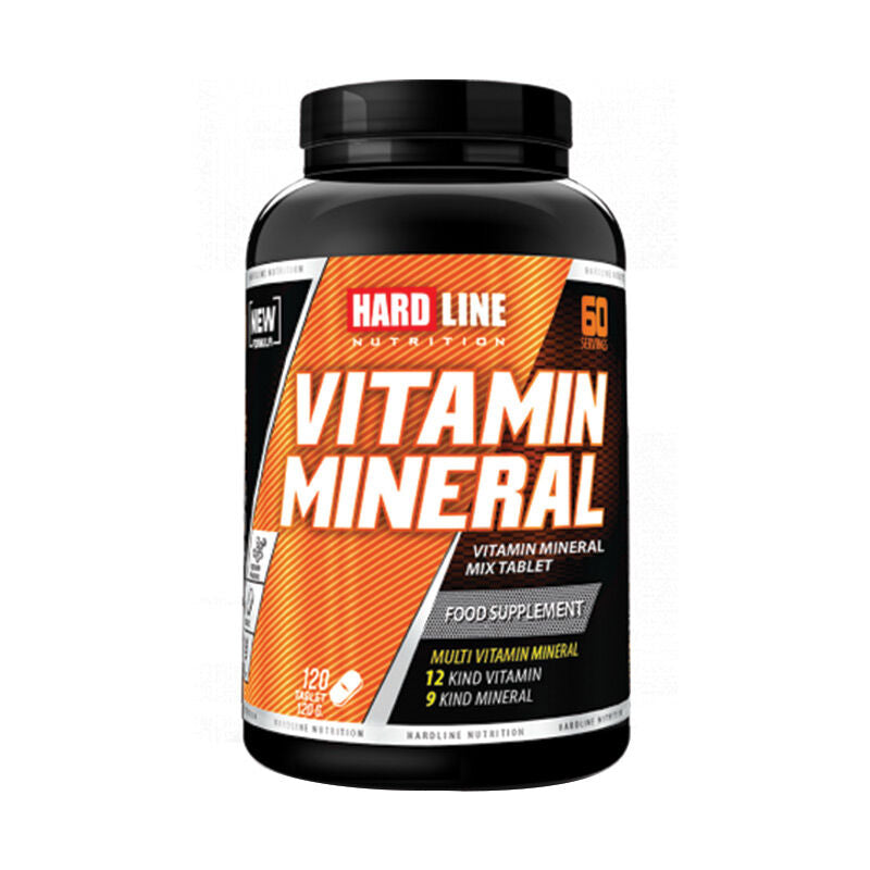 Hardline Vitamin & Mineral Daily Supplement 120 Tablets