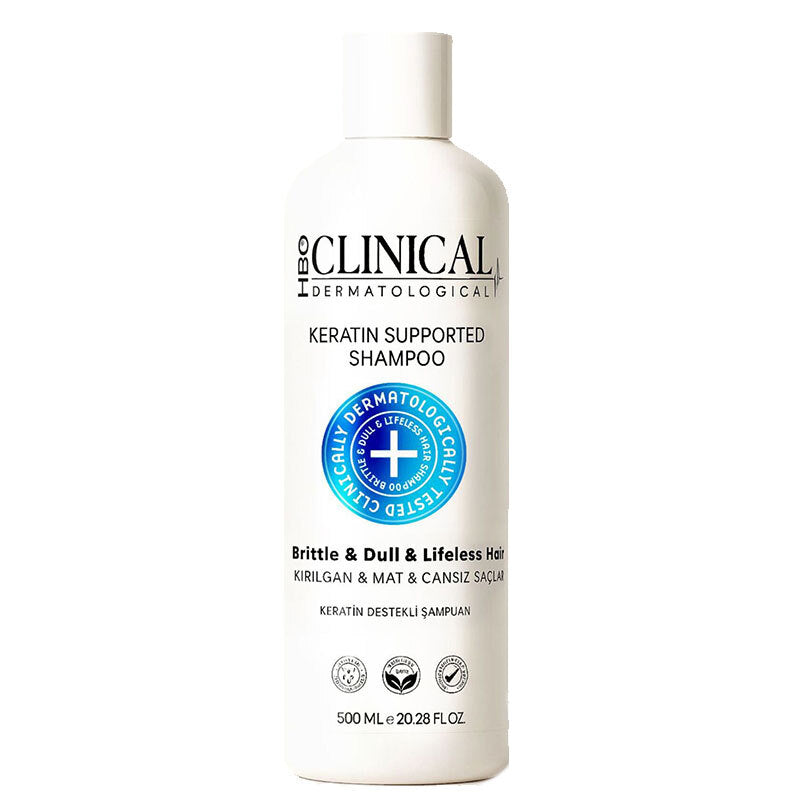 Hbo Clinical Keratin Salt-Free Shampoo for Damaged Hair 500 ml