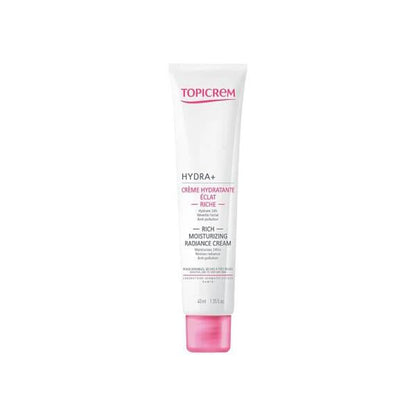 Topicrem Hydra+ Rich Moisturizing Radiance Cream 40ml