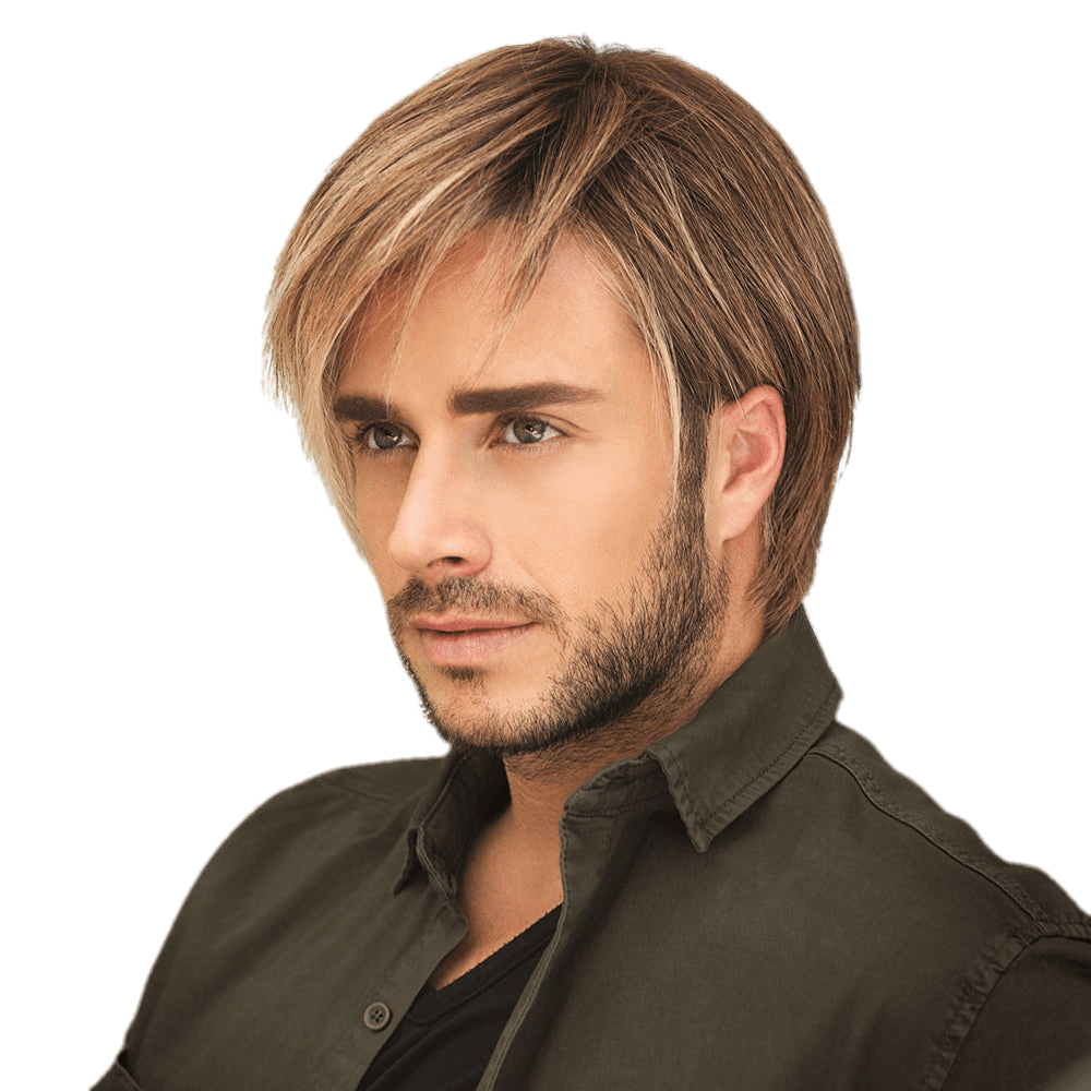 HairUWear HIM Collection Chiseled Wig Mens Hairpiece - Choose Color