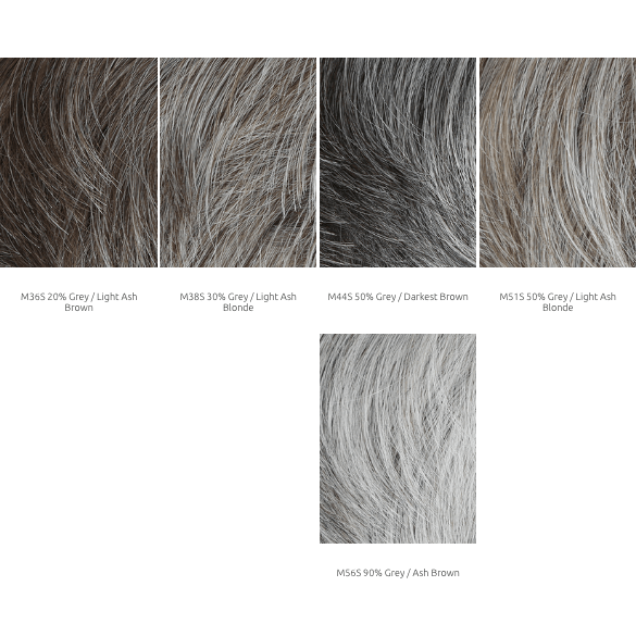 HairUWear HIM Collection Chiseled Wig Mens Hairpiece - Choose Color