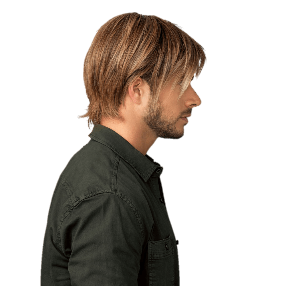 HairUWear HIM Collection Chiseled Wig Mens Hairpiece - Choose Color