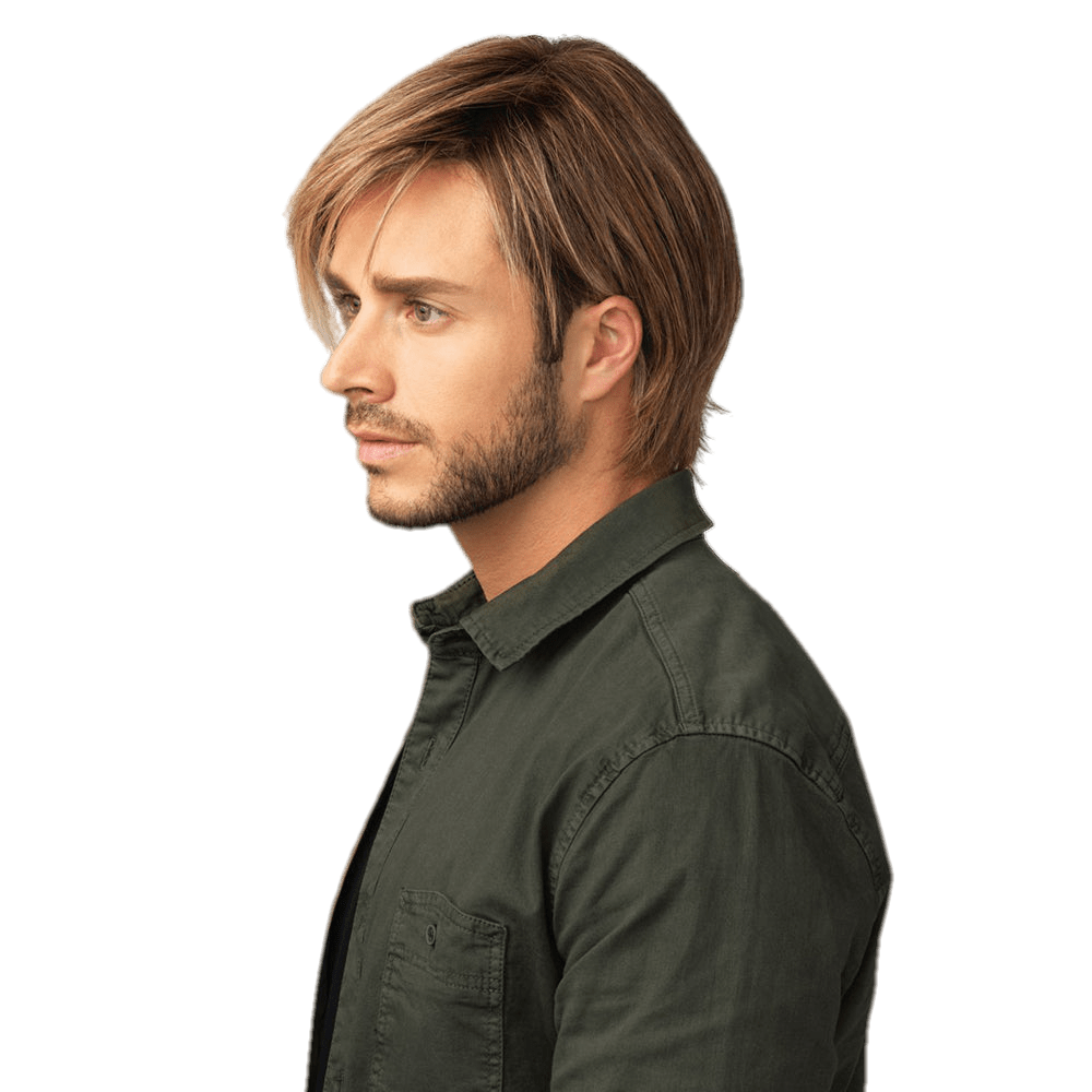 HairUWear HIM Collection Chiseled Wig Mens Hairpiece - Choose Color