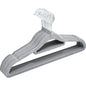 Ideenwelt Grey Padded Clothes Hangers for Delicate Garments 10-Pack
