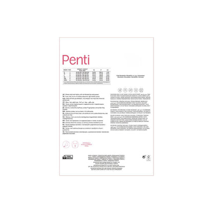 Penti Super Sheer Pantyhose Durable Black Tights Size 2