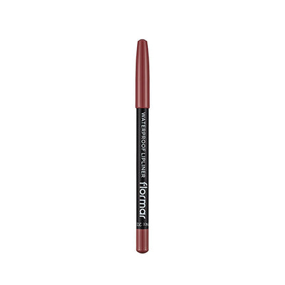 Flormar Waterproof Matte Lip Liner Pencil - Long Lasting, Highly Pigmented Formula