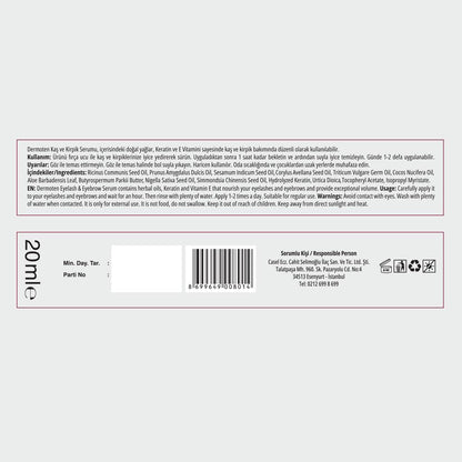 Dermoten Nourishing & Strengthening Brow & Lash Serum 20 ml
