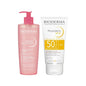 Bioderma Sensibio Skincare Set - Gentle Face Cleansing & Protection for Sensitive Skin