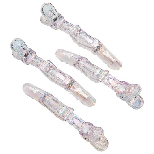 All Grip, No Slip Holographic Alligator Clips by All Grip - Professional Hair Styling Accessories for All Hair Types