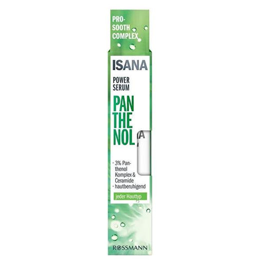 Isana Power Serum Pantenol - Vegan Face Serum for Intense Moisturization - 30 ml