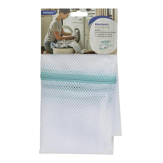 Ideenwelt Laundry Mesh Bag Set: Protect Delicates, Lingerie & Curtains - Washing Machine Safe, Prevents Damage & Extends Clothing Life