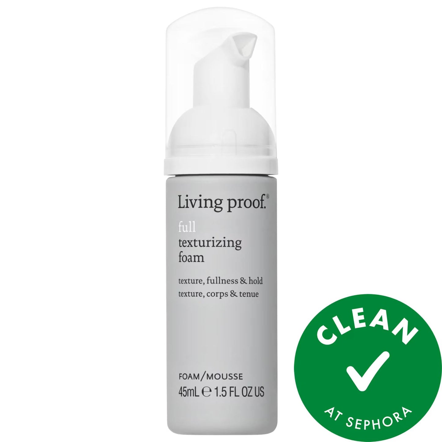 Full Texturizing Hair Foam: Vegan Volumizing & Texturizing for Fine Hair - Cruelty-Free Styling for Lasting Texture & Volume