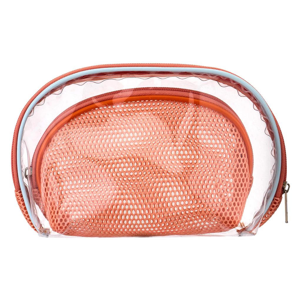 Eklips 2-Piece Makeup Bag Set for Travel & Storage
