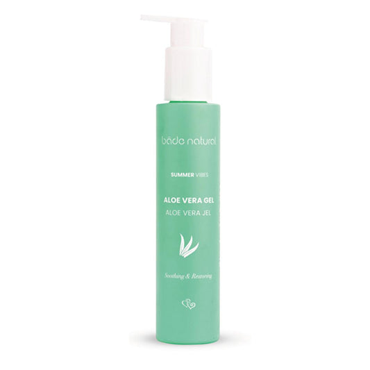Bade Natural Aloe Vera Gel After Sun Moisturizer: 100% Natural, Soothing Sunburn Relief & Intense Hydration