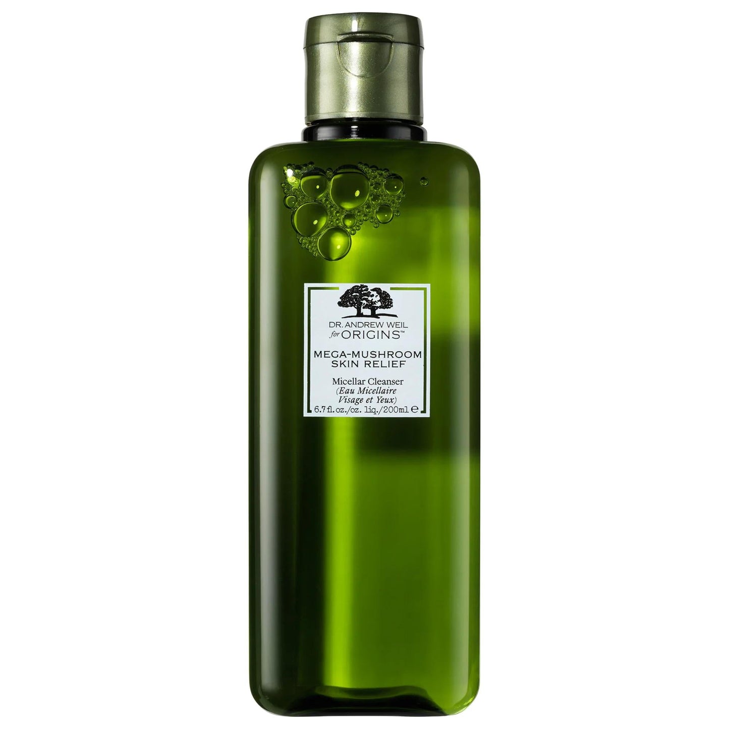 Dr. Andrew Weil for Origins Mega-Mushroom Skin Comfort Micellar Cleanser - Hydrating Facial Cleanser for Sensitive Skin