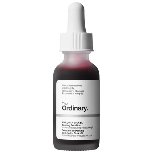 AHA BHA Resurfacing Peeling Solution - Chemical Exfoliant for Acne, Uneven Skin Tone & Pores | Smoother, Clearer Skin At Home