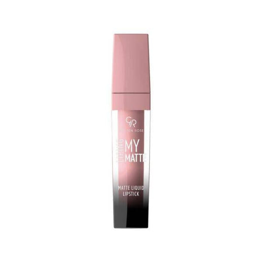Golden Rose Matte Liquid Lipstick No:01 - Long-Lasting, Non-Drying, Comfortable Wear