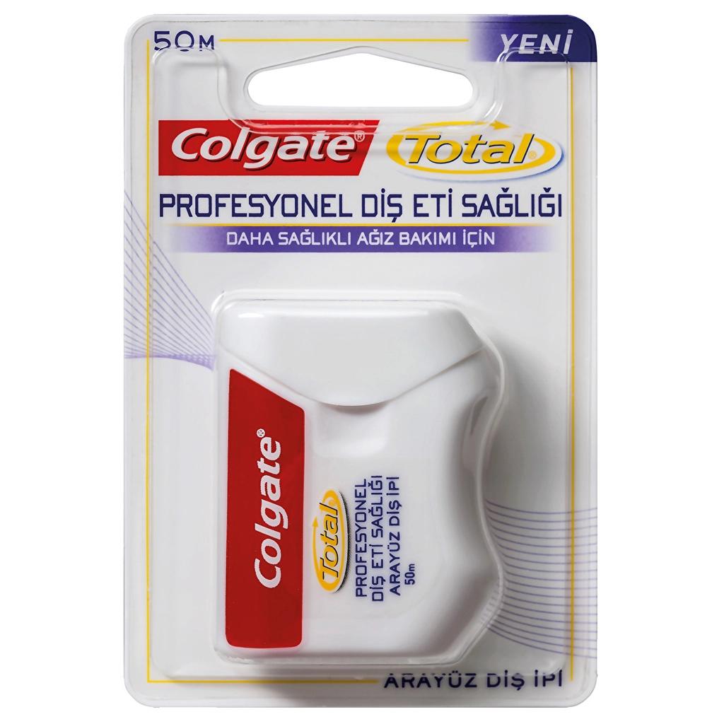 Colgate Total Pro Gum Health Interdental Floss 50m