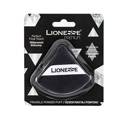 Lionesse Triangle Makeup Powder Puff for Precision Application