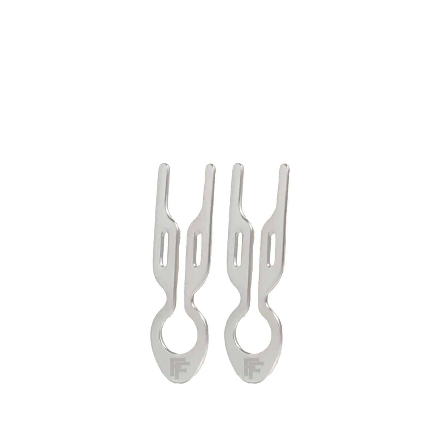 Fiona Franchimon No 1 Hairpin Petite White Gold 2-Pack