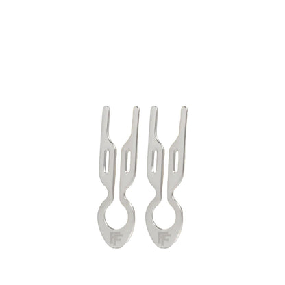 Fiona Franchimon No 1 Hairpin Petite White Gold 2-Pack