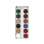 Kryolan Aquacolor Palette 12-Color Makeup Palette B