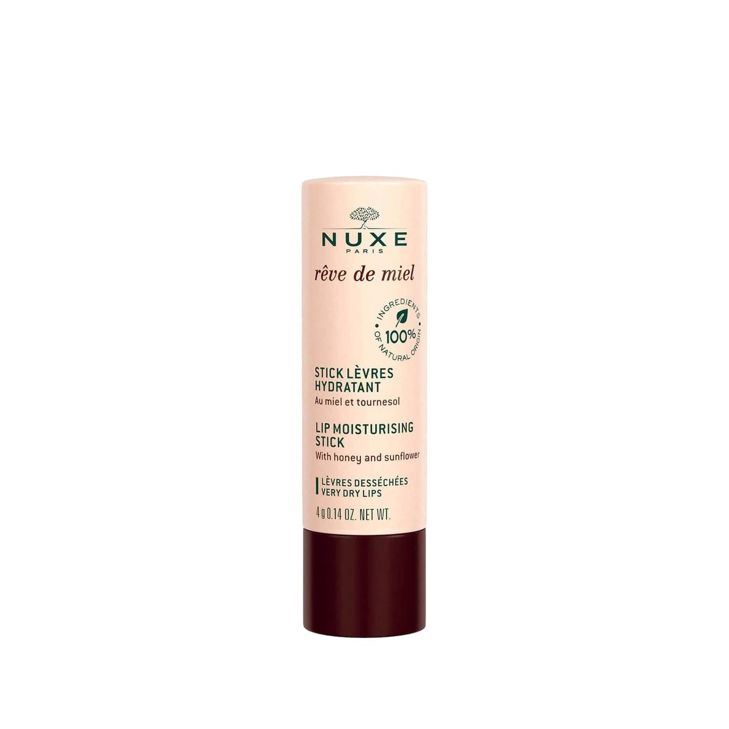 Nuxe Reve De Miel Lip Moisturizing Stick - Natural Lip Care for Dry, Chapped Lips - 4g