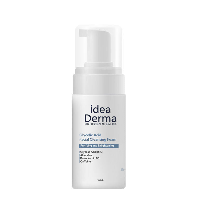Idea Derma Glycolic Acid Face Wash Foam for Glowing Skin 100 ml