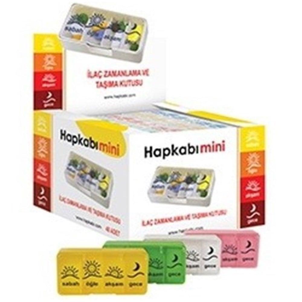 Hapkabõ - Mini Pill Box Container for Medication Organization & Reminders