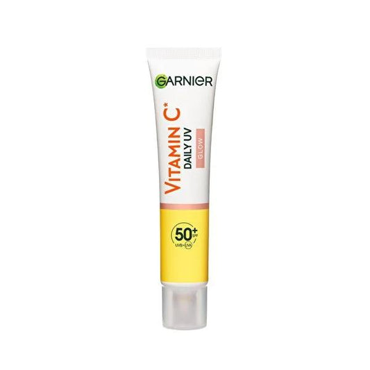 Garnier Daily Sunscreen Face Cream with Vitamin C & SPF50+ - Brightening, Vegan Formula for Sensitive Skin