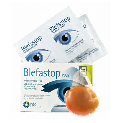 Blefastop Plus Eyelid Cleansing Wipes 20 Pieces