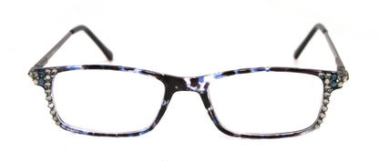 Vienna, (Bling) Women Reading Glasses W (Black Diamond, Montana Blue)   +1.25 +3 (Tortoise Shell, Blue) NY Fifth Avenue