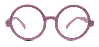 Zelda, (Reading Glasses) (Premium) Big True Round vintage (L. Purple) X Large Eye, Oversize,  NY Fifth Avenue