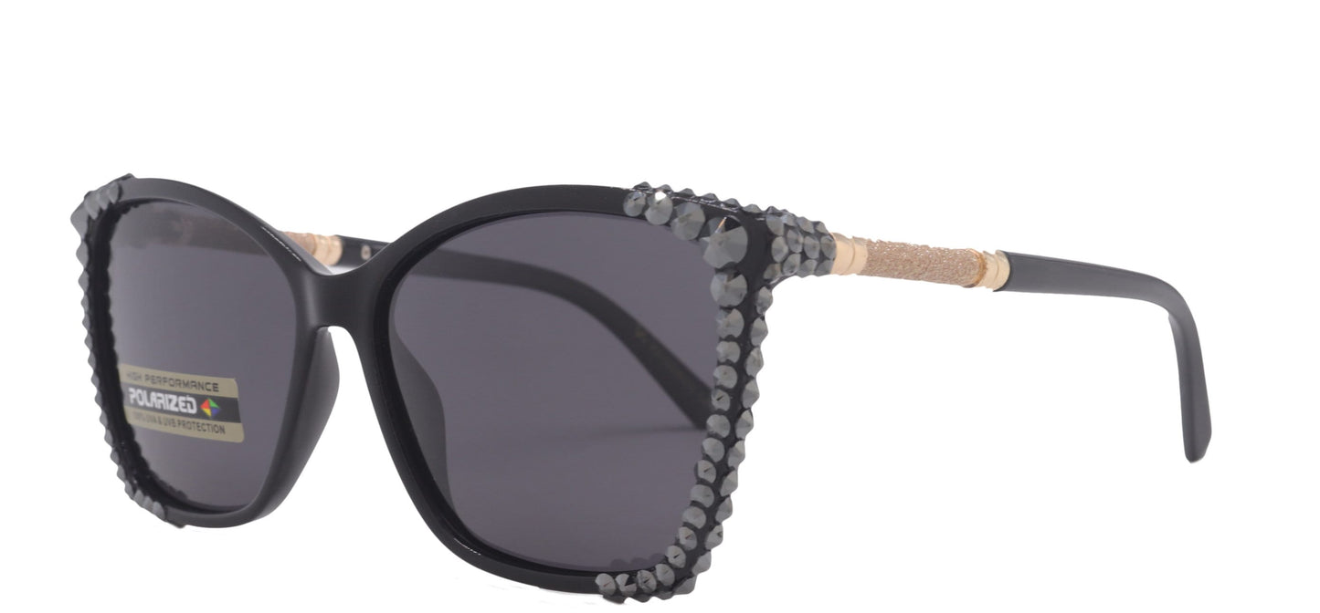 Andalucía, Polarized Premium Fashion  sunglasses with Genuine European Crystals