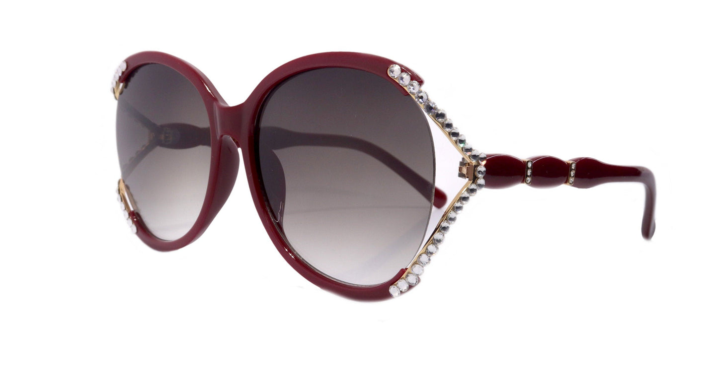 Bling Women Sunglasses  Genuine European Crystals,  100% UV Protection. NY Fifth Avenue