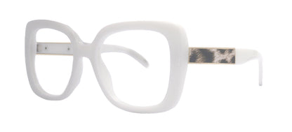 Emory, Large Oversized Reading Glasses, Women Readers, High End Reading Magnifying eyeglasses,  Big Square optical Frames