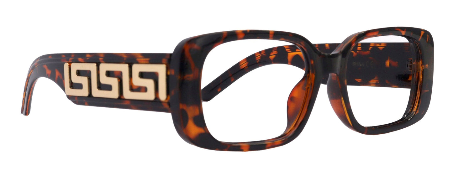 Chania Reading Glasses, Brown, Medium Frame, High-End Readers, Bifocal,  Sun readers, Trendy Style,  NY Fifth Avenue
