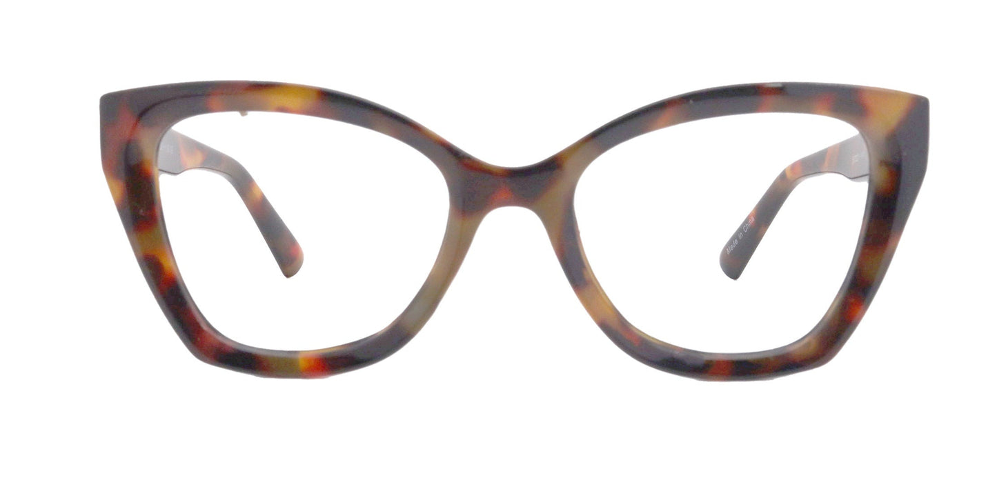 Rhodes (Line Bifocal) (Premium) Reading Glasses, High-End Readers +1.25 to +3 Magnifying, Fashion Round (Tortoise Brown) NY Fifth Avenue