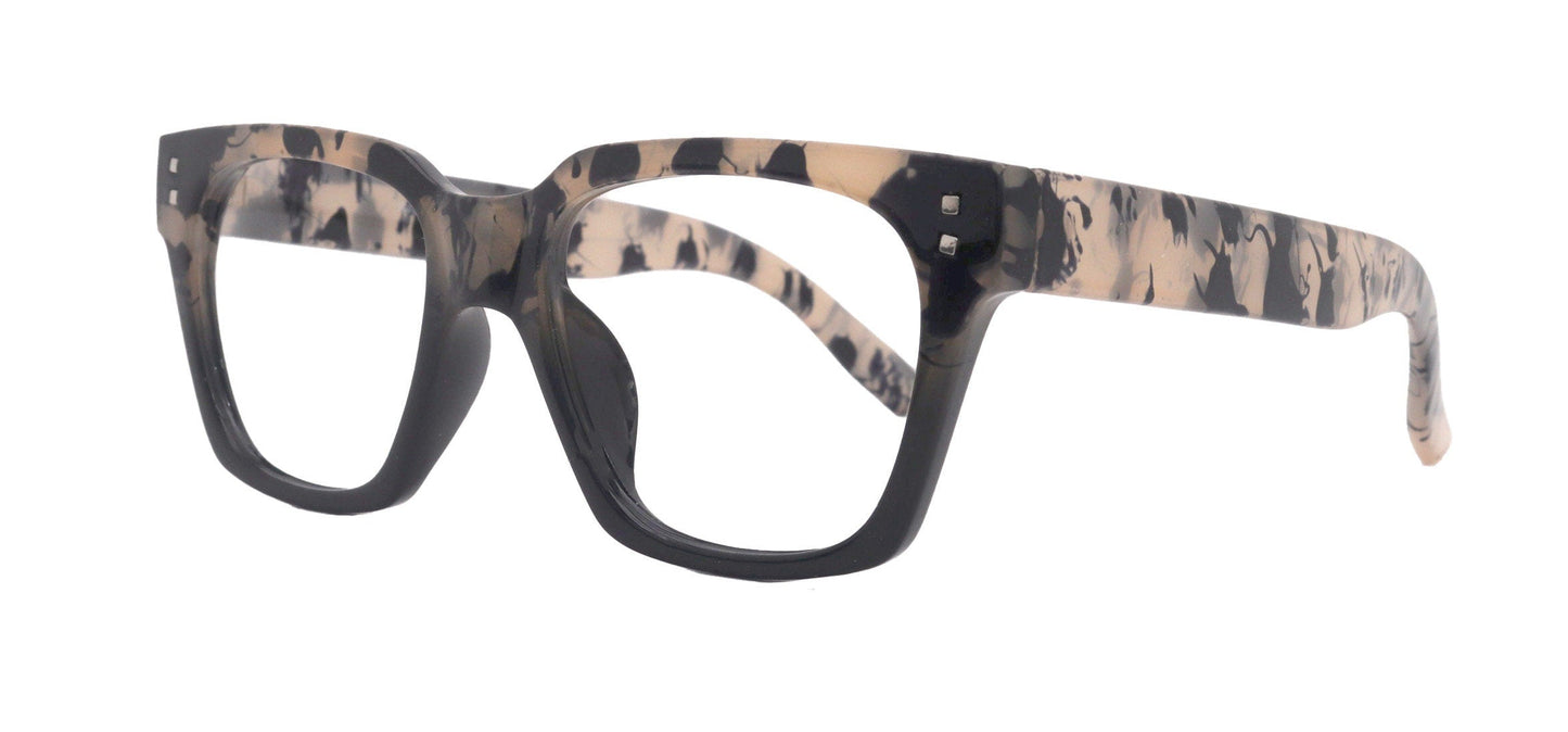 Ravello Line Bifocal Premium  Reading Glasses, High-End Readers +1.25 to +3.50 Magnifying, Fashion Square (Tortoise TAN) NY Fifth Avenue