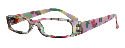 Elsa, Premium Reading Glasses for Women  (Purple flower ) Optical Frame, NY Fifth Avenue