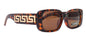 Orion Polarized Women Sunglasses, 1.1mm Polarized Brown Lenses, 100% UVA UVB Protection (Brown, Square) NY Fifth Avenue