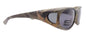 Silva, (Fit Over) Glasses, Rectangular Polarized Sunglasses 1.1mm 100% UV Protection (Green Camo) Great Out Door Fishing  NY Fifth Avenue