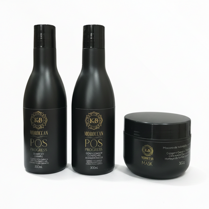 KB MOROCCAN HAIR SMOOTHING TREATMENT HOME HAIR CARE KIT
