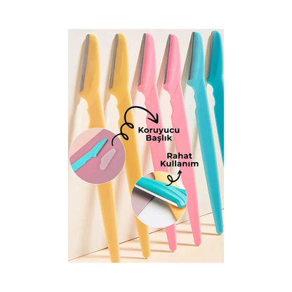 Dvl Eyebrow Razor Set for Precise Brow Shaping 3 Count