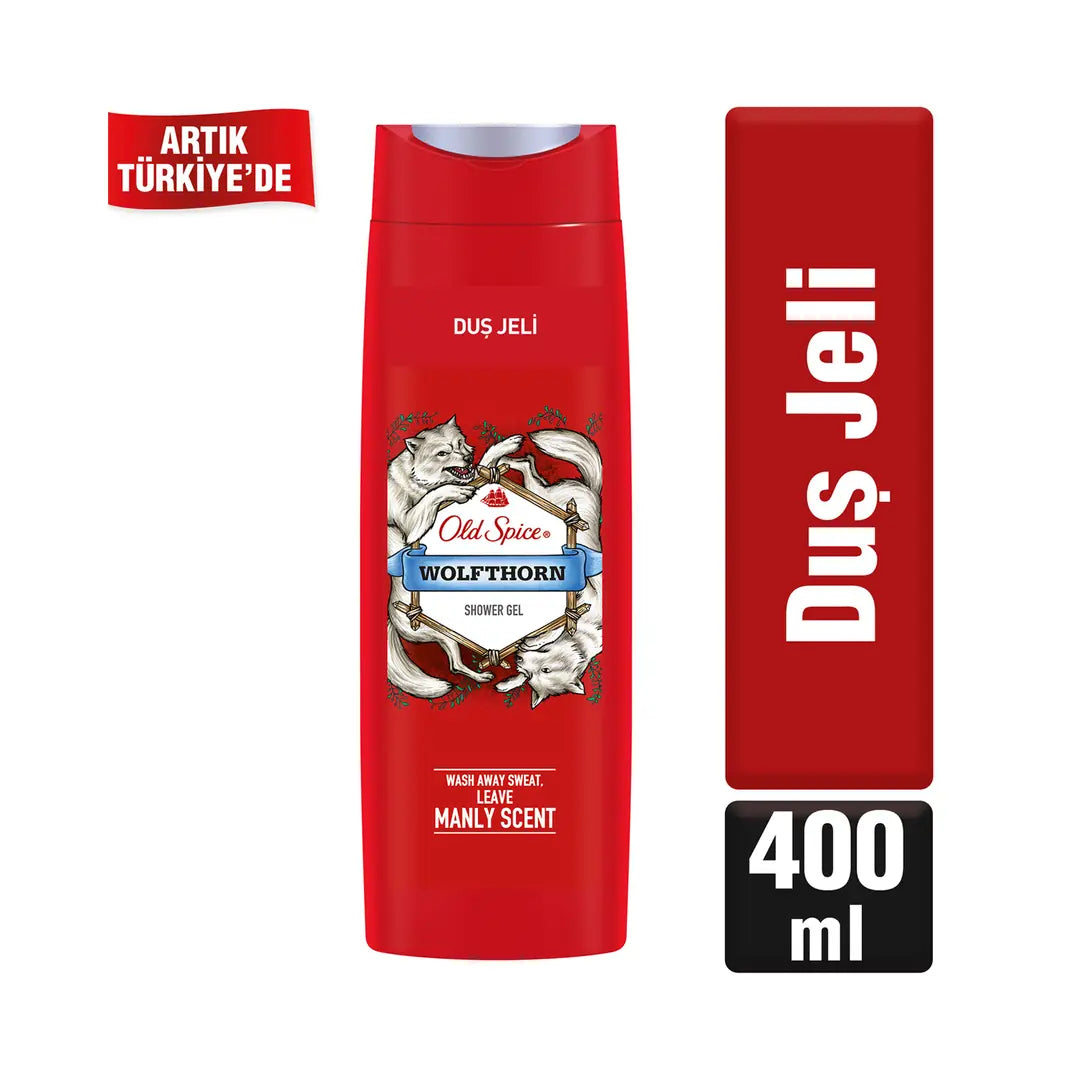 Old Spice Wolfthorn Shower Gel & Shampoo 400ml