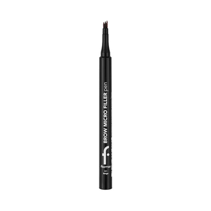 Flormar Brow Micro Filler Eyebrow Pen for Hair-Like Strokes 001 Beige