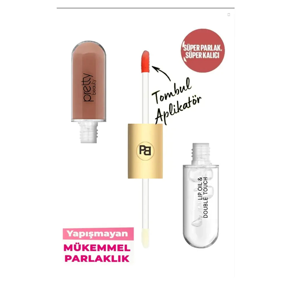 Pretty Double Touch Lipgloss 04 High-Shine Lip Gloss