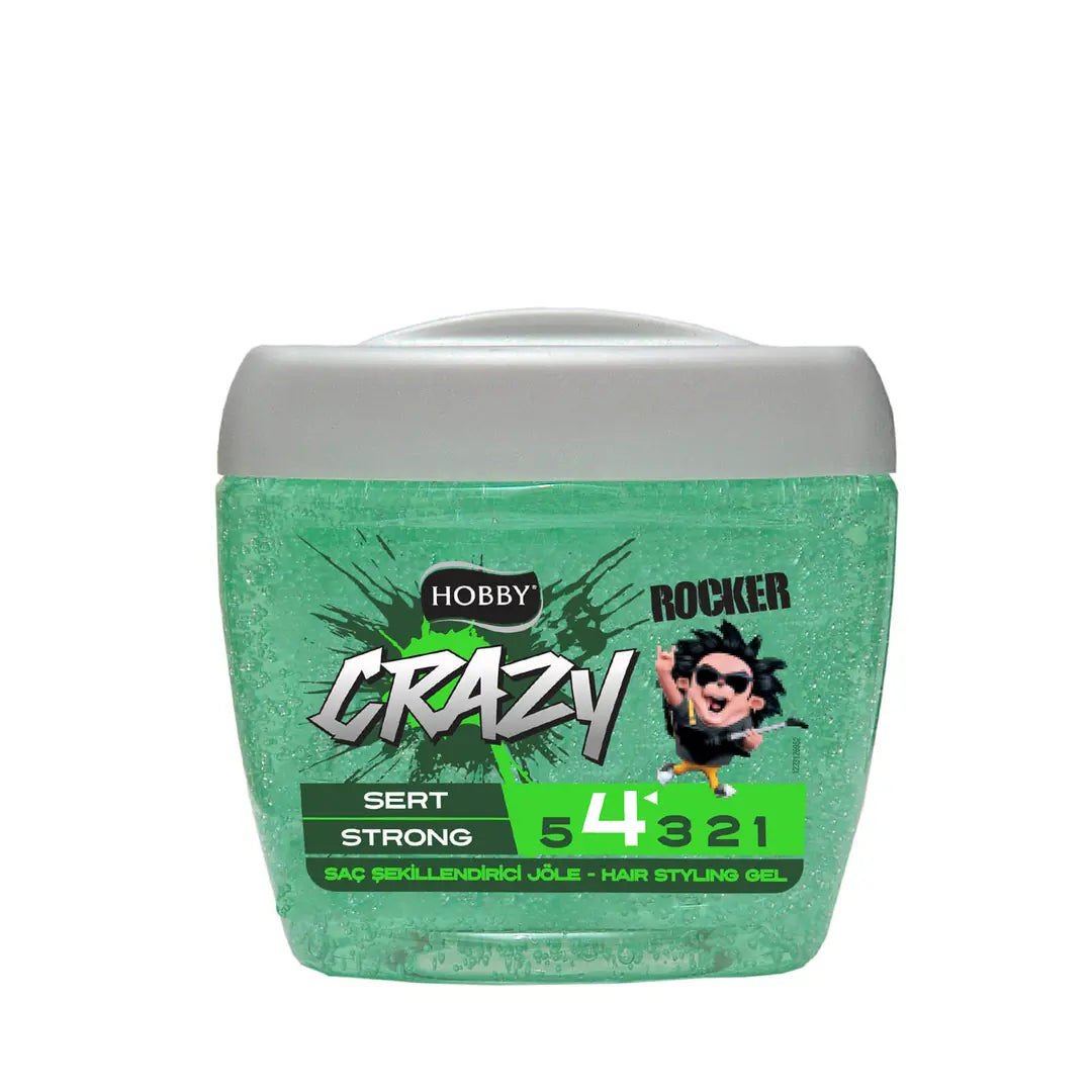 Hobby Crazy Hold Hair Styling Gel for Strong Control 700ml