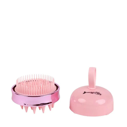 Nascita Pro Double-Sided Pink Shampoo Brush for Scalp Massage