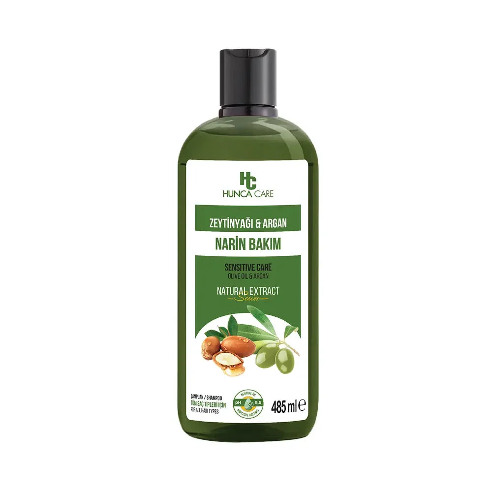 Hunca Care Olive Oil & Argan Nourishing Shampoo 485 ml